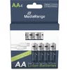 Baterija lr 06 aa 1,5 v mediarange 1/4 alkalna za polnjenje usb-c mrbat161 MEDIARANGE