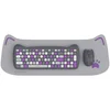 CANYON HSET-W6 Tipkovnica + Miš + Podloga Kitty Edition | Wireless | Ljubičasta
