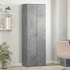 Visoka komoda siva boja betona 60x35x180 cm konstruirano drvo