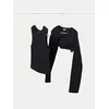 Mayoral Bluza 6150 Črna Regular Fit