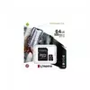 Kingston SPOMINSKA KARTICA 64 GB micro SD (2v1 MICRO-SDHC) 100 MB / s