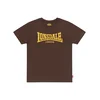 LONSDALE Majica KAI rjava/rumena