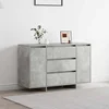 Kreveta Betonski sivi 120 x 41 x 75 cm Konstruirano drvo