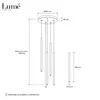 ARIA 65 VISILICA LED 20W 3000K CRNA