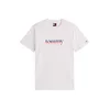 Tommy Jeans Majica ecru/mornarska/rdeča