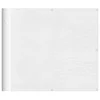 Vidaxl Balkonsko platno belo 90x800 cm 100 % poliestrski oxford