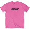Billie Eilish Unisex majica Racer Logo & Blohsh Pink L