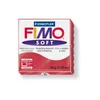Modelirna masa FIMO Soft za termalno obdelavo - 56 g - Temno rdeča