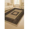 Conceptum Hypnose Tepih HM-CRP25-35, Pravougaoni, 140 x 220 cm, Braon-crni