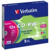 1 to 3 Verbatim Cd-Rw 700Mb 8-12X 5 Kosov Za Snemalnik Za Prenosnik