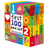 First 100 Board Book Box Set (3 books)