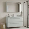HANAH HOME Kupatilski ormarić sa umivaonikom i ogledalom (2 komada) Nuvola 100 v2 179