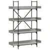 Regal za knjige s 4 razine boja hrasta 100x33x145,5 cm drveni