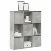 Regal za knjige boja betona 89x24x101,5 cm konstruirano drvo