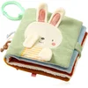BabyOno Reversible Sensory Cloth Book 0m+ kontrastna izobraževalna knjiga Nature 1 kos