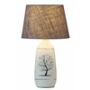 Rabalux Dora stona lampa E27 max40W bela/sivo drvo