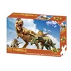 Sestavljanka 3D - Tyrannosaurus Rex VS Triceratops