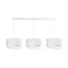 Luster na sajli GALAXY 3xE27/60W/230V bela