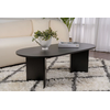 Hanah Home Klub sto Sable, 119x40x60cm, Crni