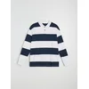 Sinsay - Pamučna polo majica na pruge - mornarsko