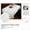 KMT PVC Stolnjak, 20 m, Bela