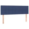 Vidaxl Posteljno vzglavje 2 kosa modro 72x5x78/88 cm blago