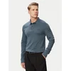 Calvin Klein Polo majica Supima LV04LH240G Temno siva Slim Fit