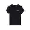 Tommy Jeans Majica Logo Slim črna/bela