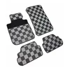 Rubber-textile car mats BMW 1 2007-2011 (E82/E88, checkered)