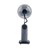Aigostar - Stojeći ventilator sa efektom magle 95W/230V crna/siva + daljinski upravljač