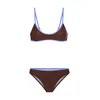 LSCN by LASCANA Bikini svetlo modra/temno rjava