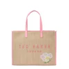 Ted Baker Nakupovalna torba bež/rumena/pitaja/bela