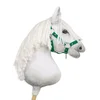 BB Nastavljiva ovratnica za konje Hobby Horse A3 - zelena