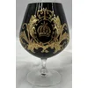 PompA¶A¶s by Casa Padrino luxury cognac glass with 24 carat gold plating black/gold A 9 x H. 14.5 cm - Pompous brandy glass designed by Harald GlA¶A¶ckler