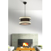 Opviq Luster Halo, 40x40cm, Krem-crni
