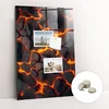 tulup.si Steklena magnetna tabla Vulkan lava 40x60 cm