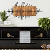 Symphonie Naturelle -5 BlackWalnut Decorative Wooden Wall Accessory