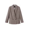 MANGO Blazer CHARLOTT  bež / bordo / črna
