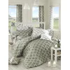 LEssentiel Maison Ranforce komplet posteljina Madalyon, Maslinasto-bela