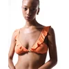 Penti Bikini zgornji del pastelno oranžna