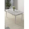 Hanah Home Trpezarijski sto Nil, 110x76x71 cm, Beli