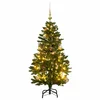 Umjetno božićno drvce 150 LED sa šarkama i kuglicama 120 cm