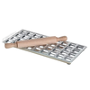 Classic Ravioli mould, 36 compartments, with rolling pin, Titania -