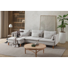 ATELIER DEL SOFA Ugaona garnitura Flexy Relax Cream