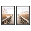 shumee PLAKAT ZA SLIKE V OKVIRJU 53x73cm Diptih Komplet 2 slik Pier Boho Pier P2327