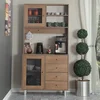 Hanah Home Višenamenska komoda Grano 96, 96 x187 x40 cm, Hrast