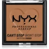 NYX Professional Makeup Cant Stop Wont Stop Mattifying Powder matirajoči puder odtenek 08 Mocha 6 g