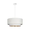 Luster na sajli NATIA 1xE27/60W/230V O 45 cm, beo