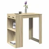 Barski stol boja hrasta 102x70x103,5 cm konstruirano drvo