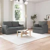 Set sofe 2 pcs Tamno siva 144 x 80 x 85 cm tkanina